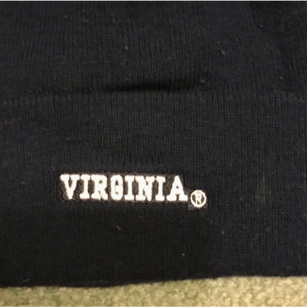 VIRGINIA CAVALIERS KNIT BLUE BEANIE HAT - Picture 4 of 4